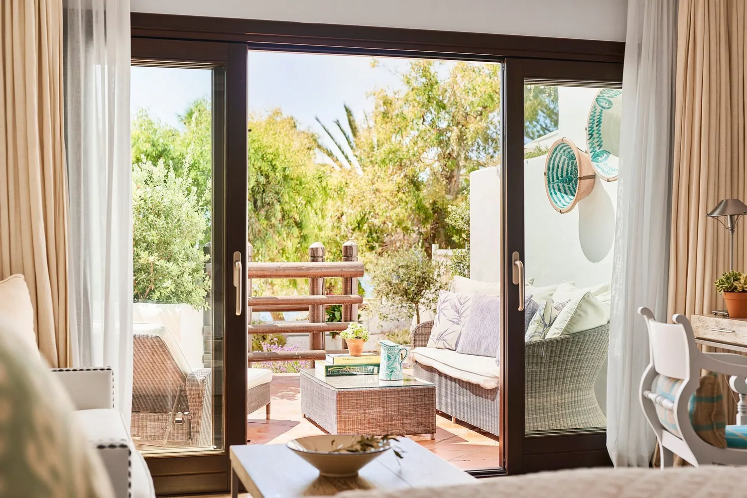 Marbella Club room opening onto a terrace