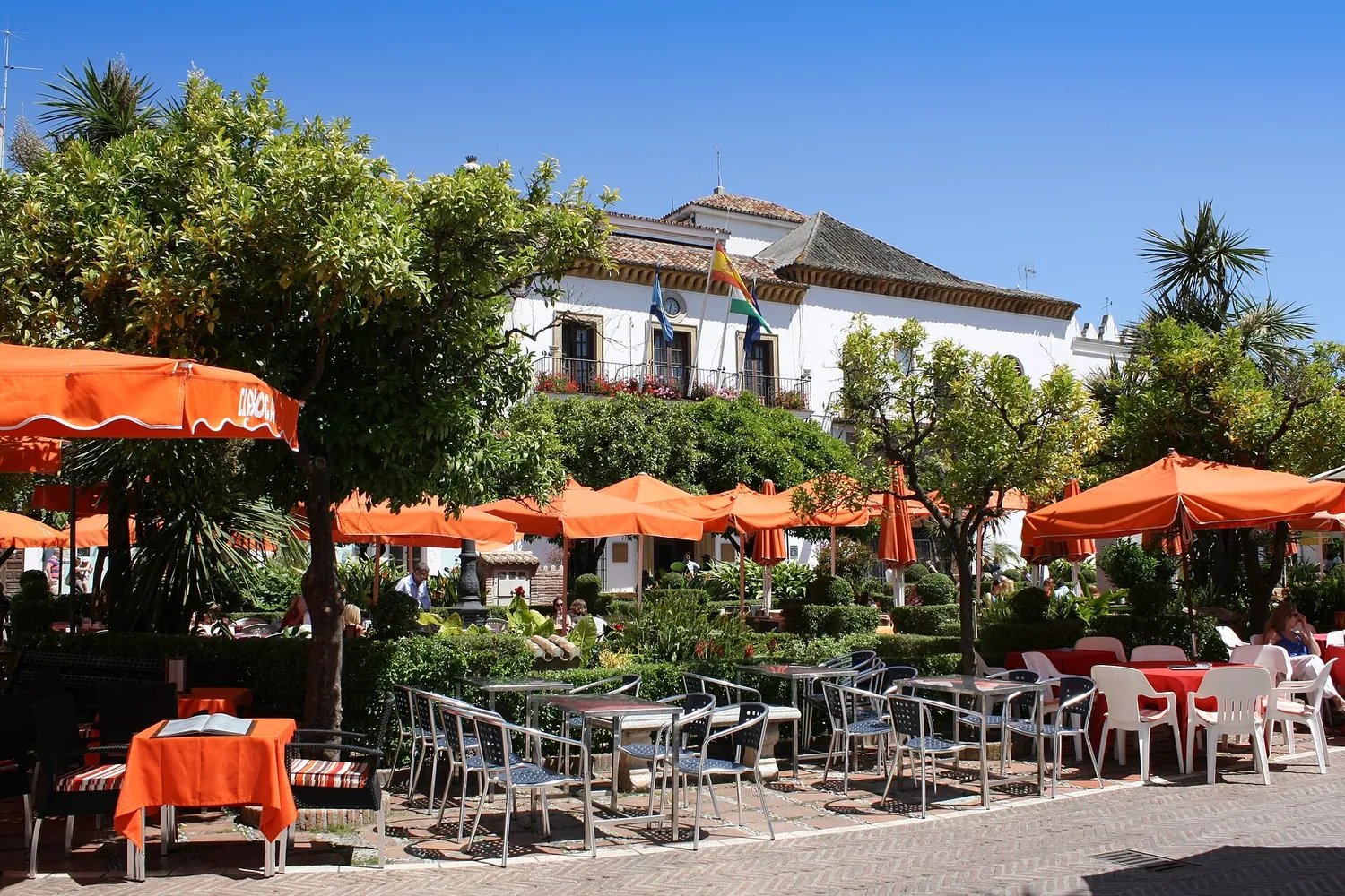 Plaza de los Naranjos in Marbella old town