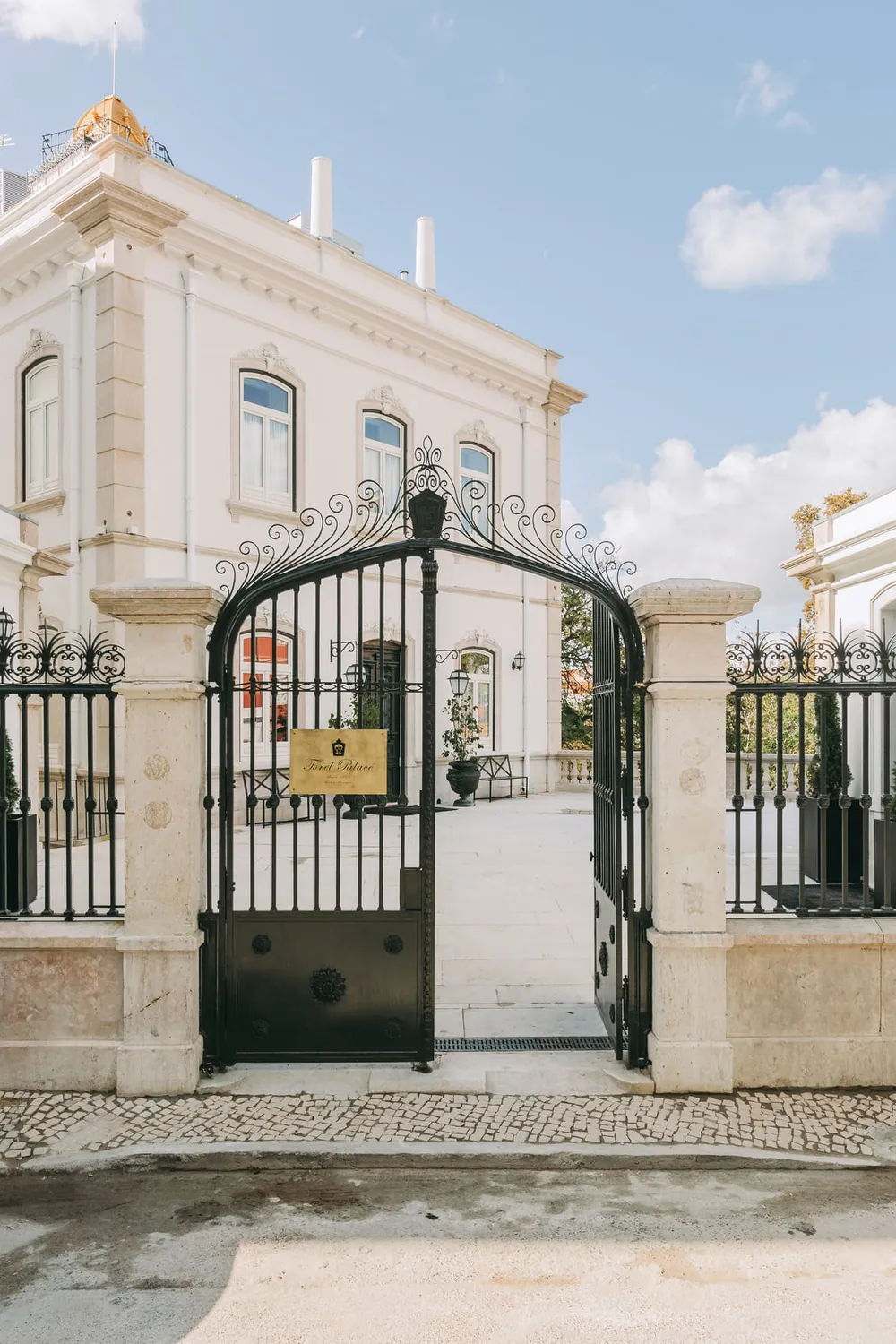 The gate at Torel Palace